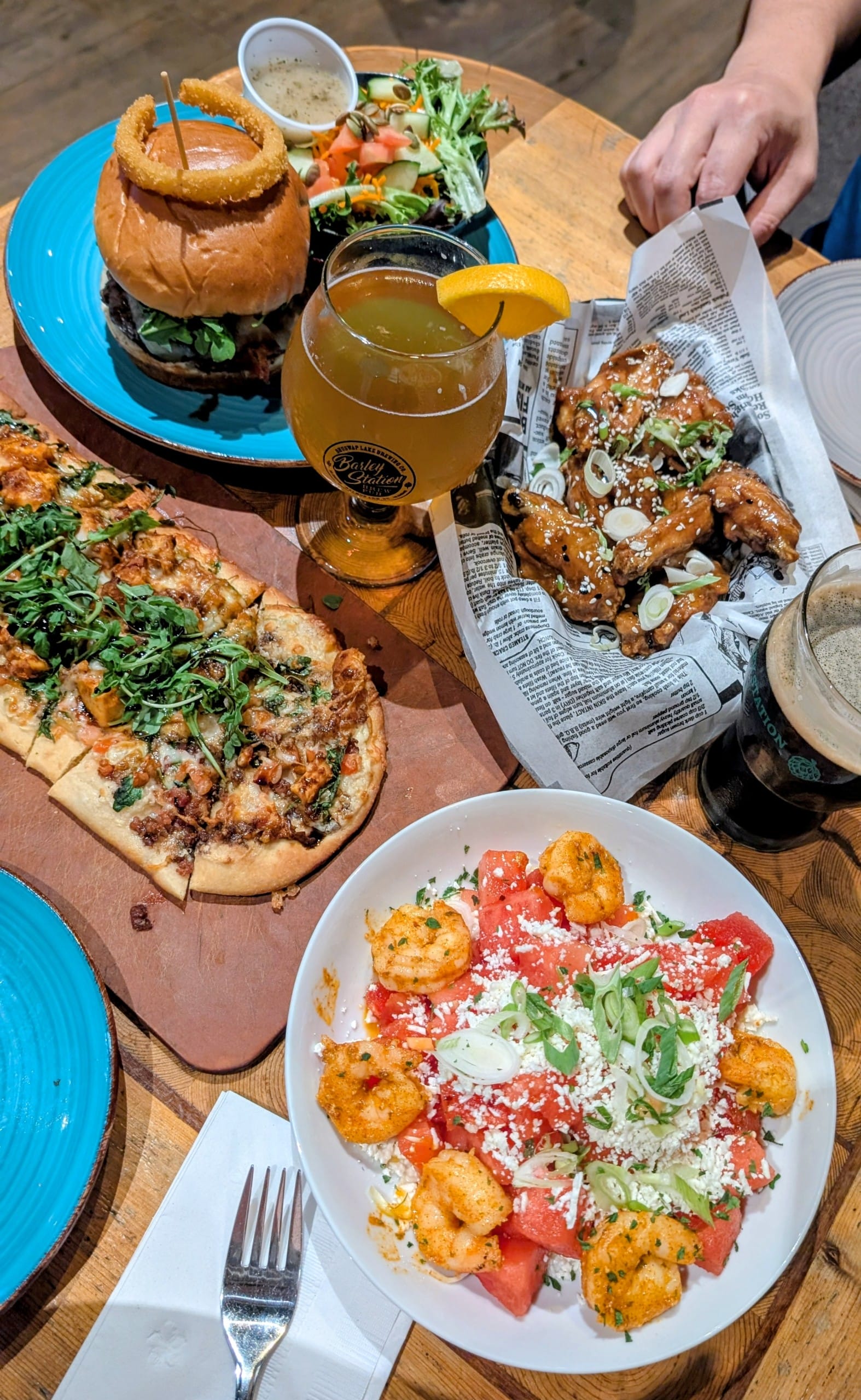 The Barley Station Brewpub in Salmon Arm, BC (photo: Van Foodies)