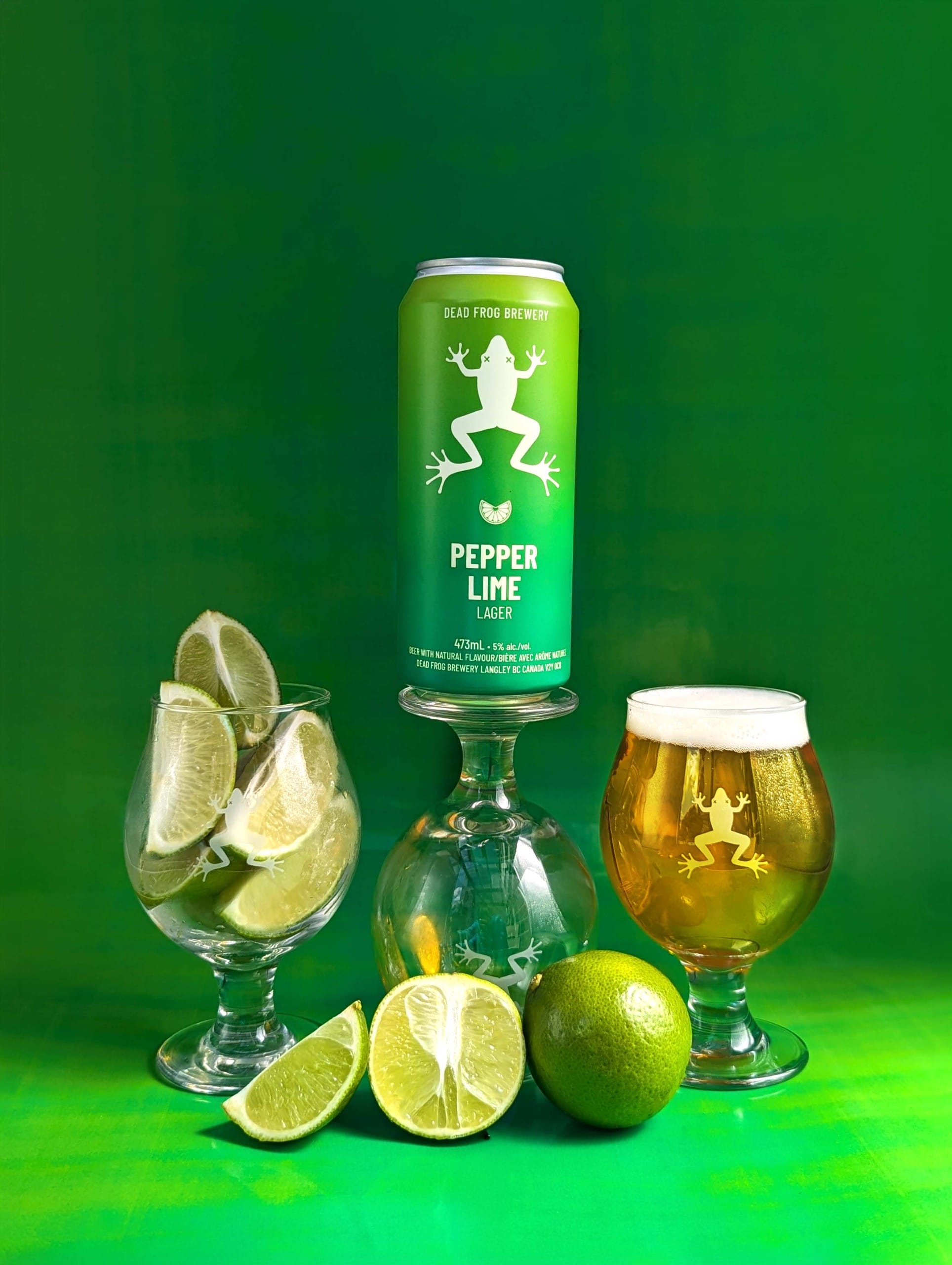 Pepper Lime Lager from Dead Frog Brewery in Langley, BC (photo provided)