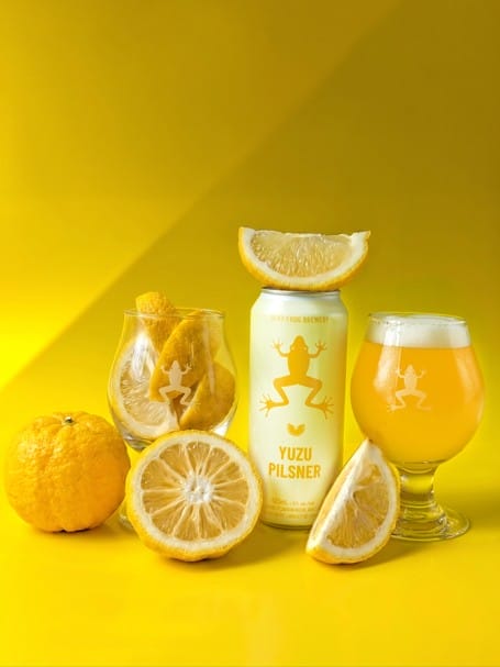 Yuzu Pilsner from Dead Frog Brewery in Langley, BC (photo provided)