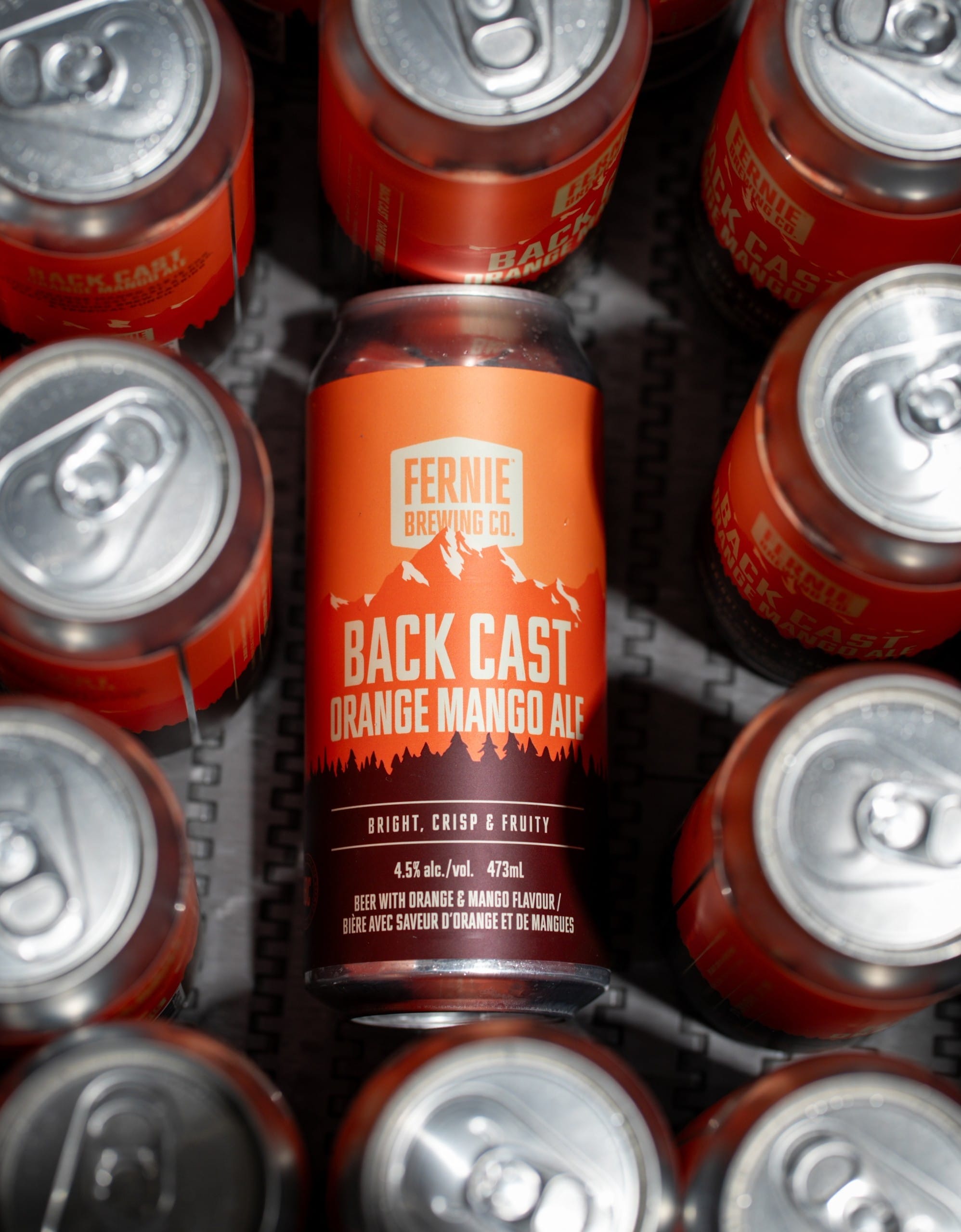 Back Cast Orange Mango Ale from Fernie Brewing Co in Fernie, BC (photo provided)