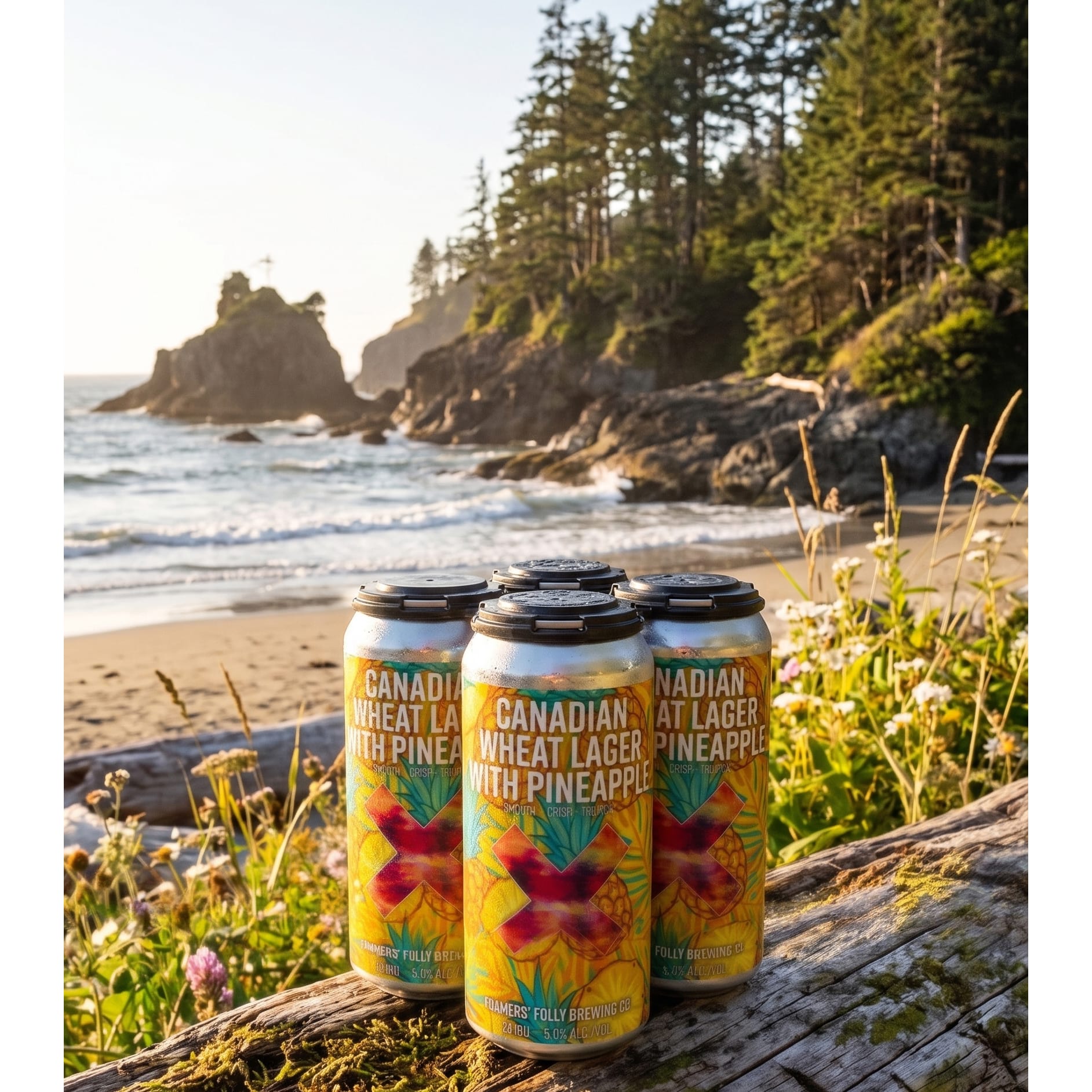 Canadian Wheat Beer with Pineapples from Foamers' Folly Brewing in Pitt Meadows, BC (photo provided)