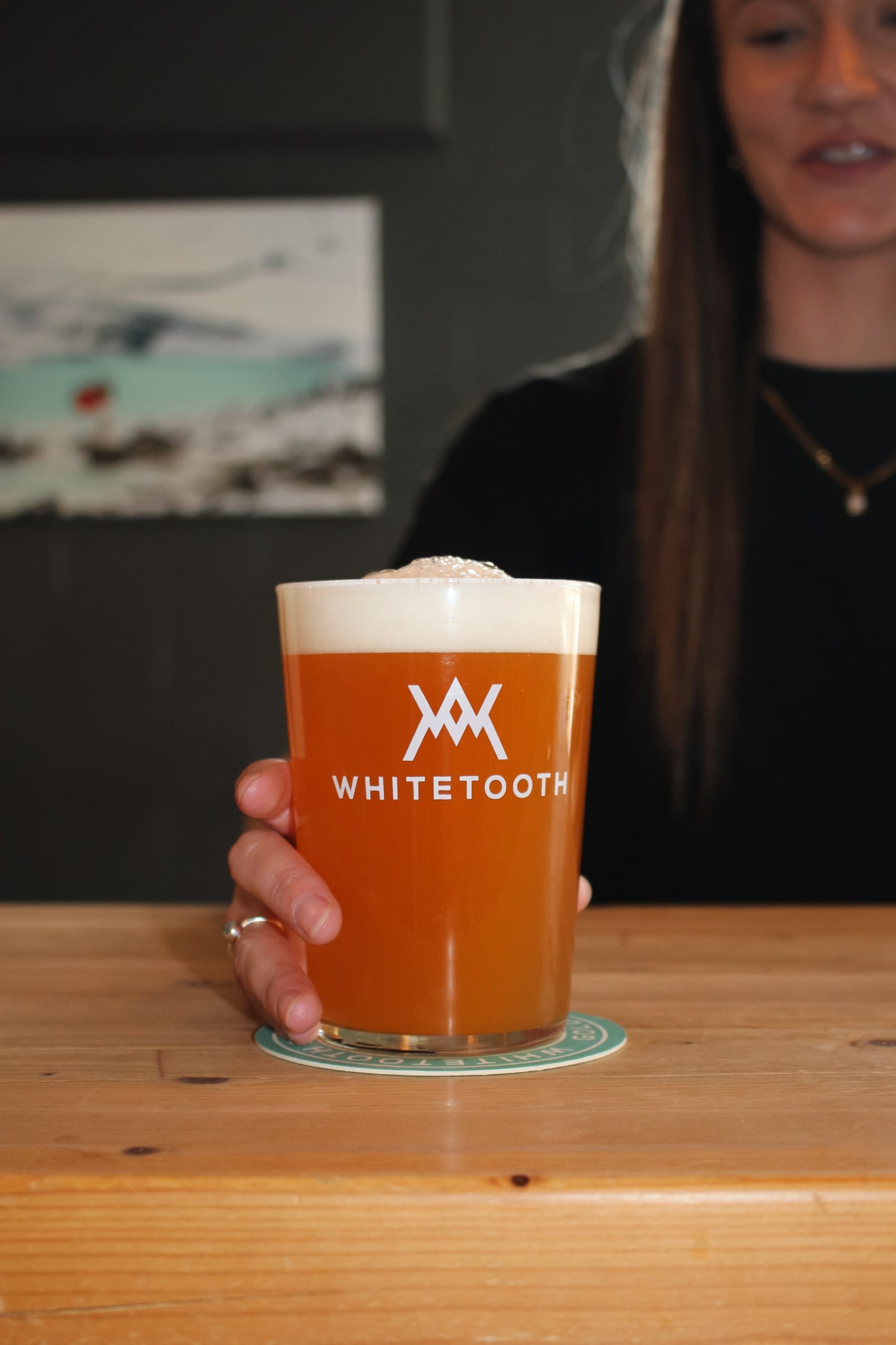 Surfin' on Lupulin Hazy IPA from Whitetooth Brewing in Golden, BC (photo provided)